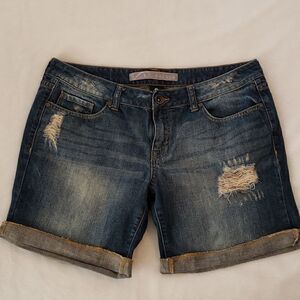 Refuge junior's distressed jean shorts
